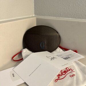 New Christian Louboutin Mooncrest Galet Card Holder New with Tags